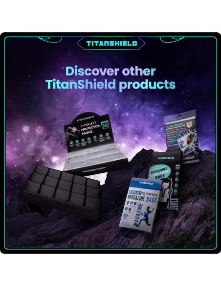 Fundas de Cartas TitanShield 150 Unidades 66x91mm Transparentes