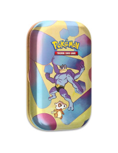 Mini Tin Pokémon TCG Escarlata y Púrpura 151 Machamp Cubone