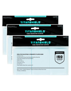 Fundas Transparentes TitanShield 450 para Cartas 66x91mm