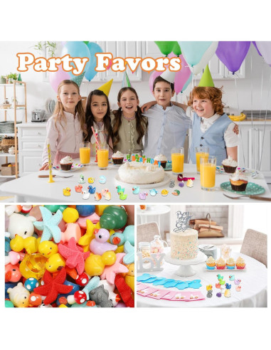 Barydat 400 Figuras Miniatura de Animales de Resina para Jardín