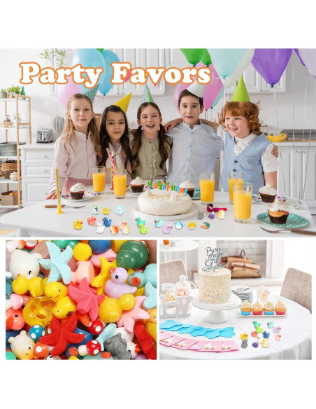 Barydat 400 Figuras Miniatura de Animales de Resina para Jardín