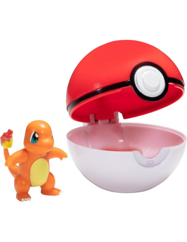 Set de Figuras Clip 'N' Go Pokémon Jazwares - Charmander, Bulbasaur, Squirtle