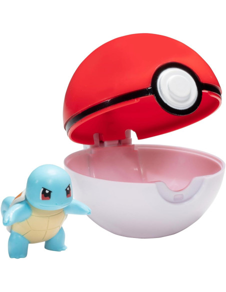 Set de Figuras Clip 'N' Go Pokémon Jazwares - Charmander, Bulbasaur, Squirtle