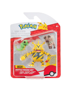 Conjunto de Figuras Pokémon Jazwares PKW3892 - Raupy y Wuffels