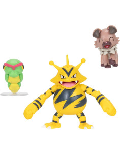 Conjunto de Figuras Pokémon Jazwares PKW3892 - Raupy y Wuffels 2