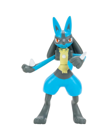 Conjunto Figuras Batalla Pokémon - Pikachu, Zorua y Lucario