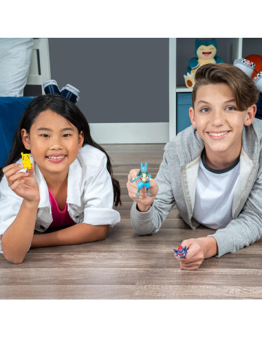 Conjunto Figuras Batalla Pokémon - Pikachu, Zorua y Lucario