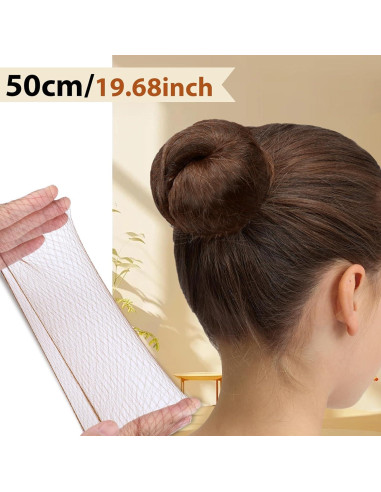 Kit de Moño Teenitor - 2 Moldeadores, 10 Redes, 20 Horquillas, 5 Bandas