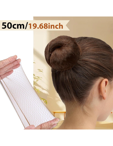 Kit de Moño Teenitor - 2 Moldeadores, 10 Redes, 20 Horquillas, 5 Bandas