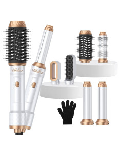 Cepillo Secador de Cabello 6 en 1 UKLISS - Alisador y Rizador