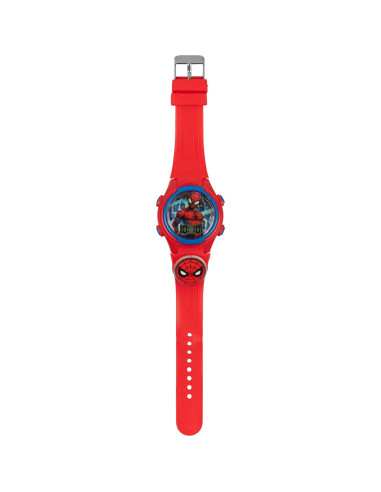 Reloj Digital Spider-Man Accutime para Niños - Rojo