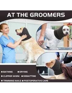 Cubierta de Cabeza para Perros Nanaki Quiet Dog - Gris Pequeño 2