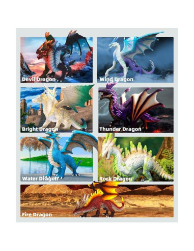 Figura de Acción Dragón Diablo RECUR 22,86 cm Juguete RPG