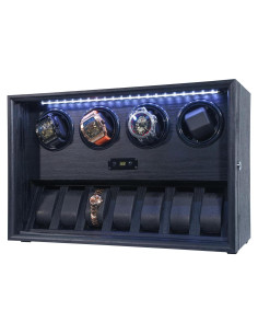 Enrollador de Reloj RYLENE RX04SN para 4 Relojes Automáticos