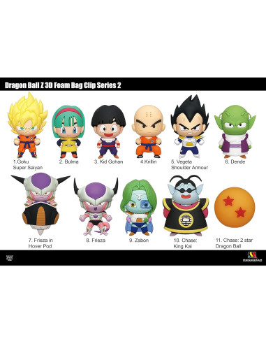 Clip de Bolsa 3D Dragon Ball Z - Toei Animation - Serie 2