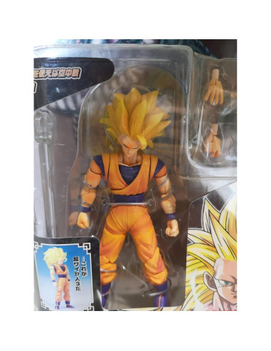 Figura de Acción Dragonball Z Bandai Goku SS3 10 cm