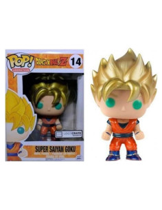 Funko POP! Dragon Ball Z Goku Super Saiyan Metálico 9,5 cm