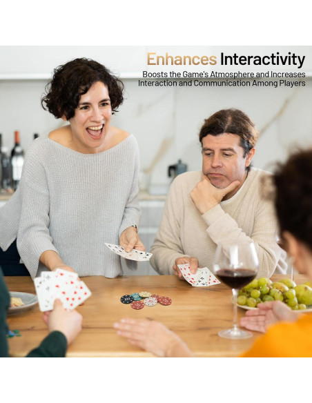 Fichas de Póker ComeWay 100 Piezas con Caja de Almacenamiento