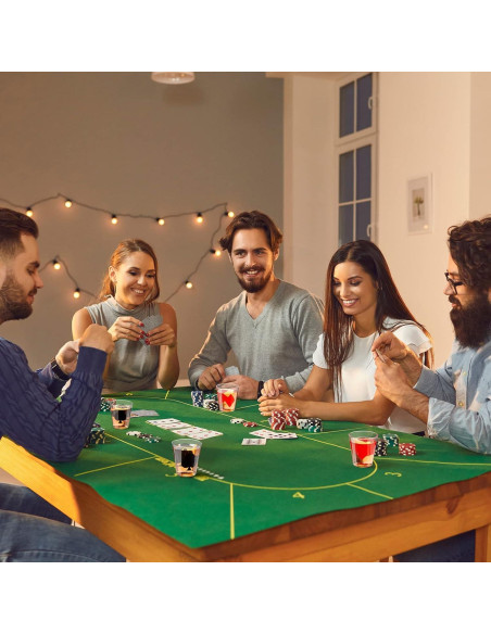 Vasos de Chupito Zubebe 36 Pcs 60 ml para Fiesta de Casino