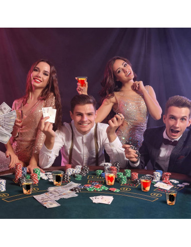 Vasos de Chupito Zubebe 36 Pcs 60 ml para Fiesta de Casino
