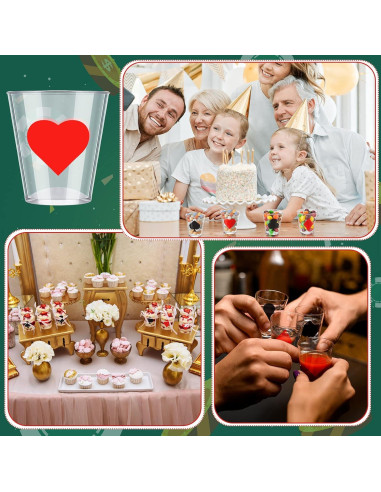 Vasos de Chupito Zubebe 36 Pcs 60 ml para Fiesta de Casino