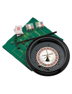 Juego de Ruleta de Plástico CHH con Tapete y Fichas