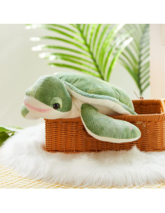 Tortuga de Peluche Brillante Guardias Brillantes 35.5 cm Luz Musical 2