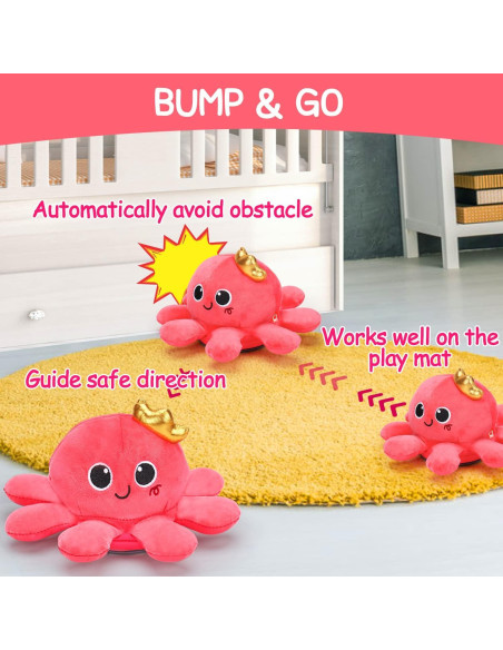 Juguete Musical de Gateo Pulpo Tsomtto 16.5cm Control de Voz