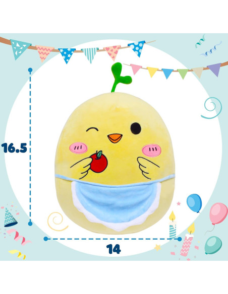 Almohada de Pollo de Peluche AmyToo 41.91 cm Suave Almohada de Pollo de Peluche AmyToo 41.91 cm Suave