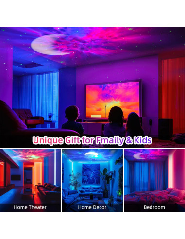 Proyector Estelar RUISHINE Astronauta Luz Nocturna 360