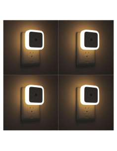 Luz Nocturna Enchufable Sujeet 4 Piezas LED 50 Lúmenes