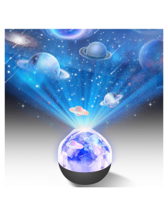 Proyector Solar TOURACE - Luz Nocturna Estrellada 13cm