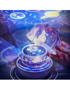 Proyector Solar TOURACE - Luz Nocturna Estrellada 13cm 2