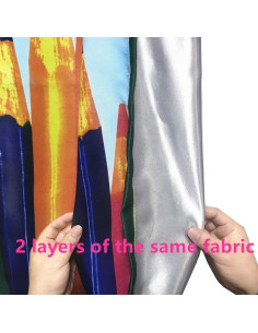 Cortinas Oscurecimiento MYRU 2 Paneles 99x160 cm Colorido 2