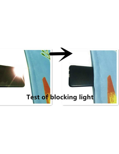 Cortinas Oscurecimiento MYRU 2 Paneles 99x160 cm Colorido