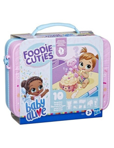 Baby Alive Foodie Cuties Muñeca Sorpresa 10 Accesorios
