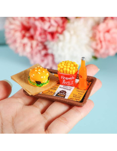 Set de Comida en Miniatura Civaner 38 Piezas para Muñecas 2