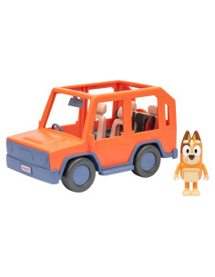 Vehículo 4WD Bluey Heeler con Figura Chilli 6.35 cm