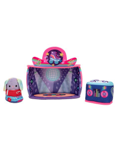 Set de Juego Squishville Danya Coneja 2" Peluche y Patines