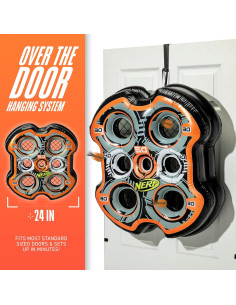 Objetivo Inflable NERF Fling n' Score - 60,96 cm - Negro/Naranja 2