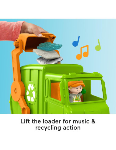 Camión de Reciclaje Musical Fisher-Price HYC11 para Niños 1+