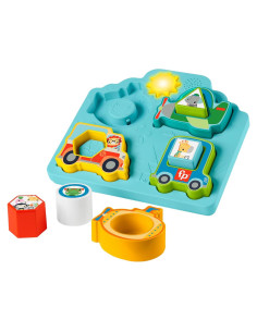 Rompecabezas de Vehículos Fisher-Price HRP31 con Sonidos y Luces