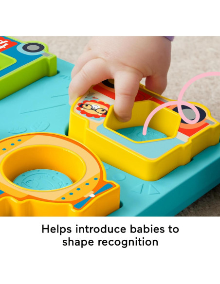 Rompecabezas de Vehículos Fisher-Price HRP31 con Sonidos y Luces