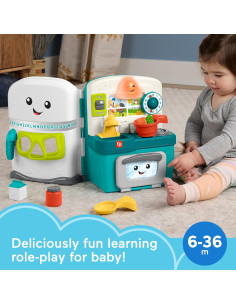 Cocina de Aprendizaje Fisher-Price Ríe y Aprende 5 Accesorios 2