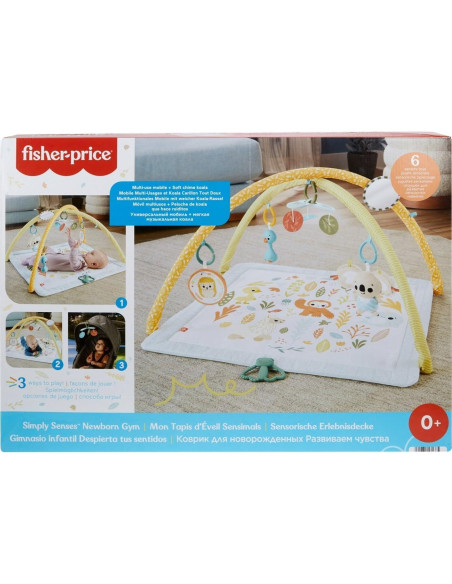 Gimnasio de Actividad Fisher-Price Simply Senses 6 Juguetes