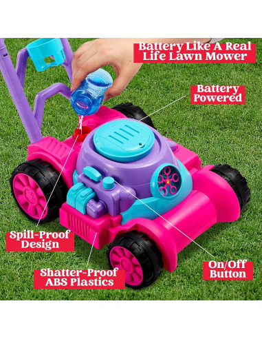Cortacésped de Burbuja Joyin Rosa - Juguete para Niños