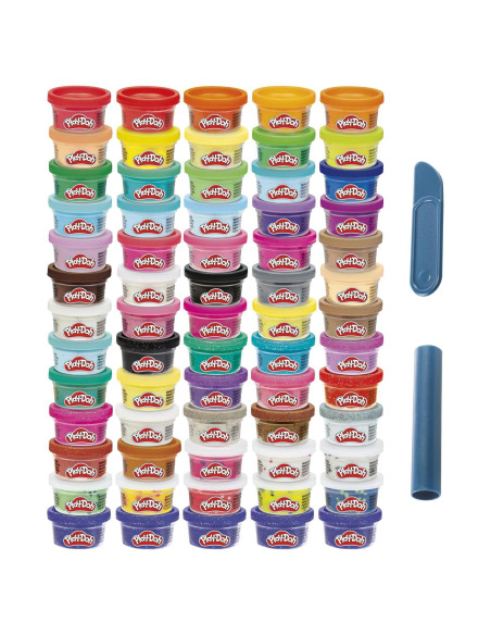 Play-Doh Colección de Colores Ultimate 65 Latas 1 Onza Play-Doh Colección de Colores Ultimate 65 Latas 1 Onza
