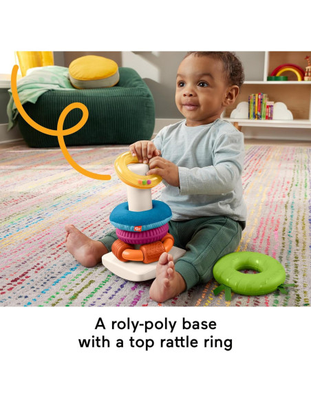 Juguete Sensorial Rock-a-Stack Fisher-Price 6 Meses+