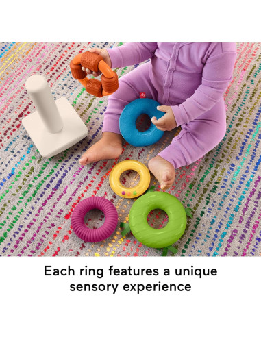 Juguete Sensorial Rock-a-Stack Fisher-Price 6 Meses+