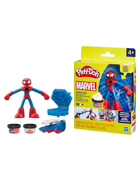 Play-Doh Spider-Man Thwip Squisher Set 10 cm con figura Play-Doh Spider-Man Thwip Squisher Set 10 cm con figura